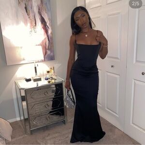 House of CB Black Maxi Dress